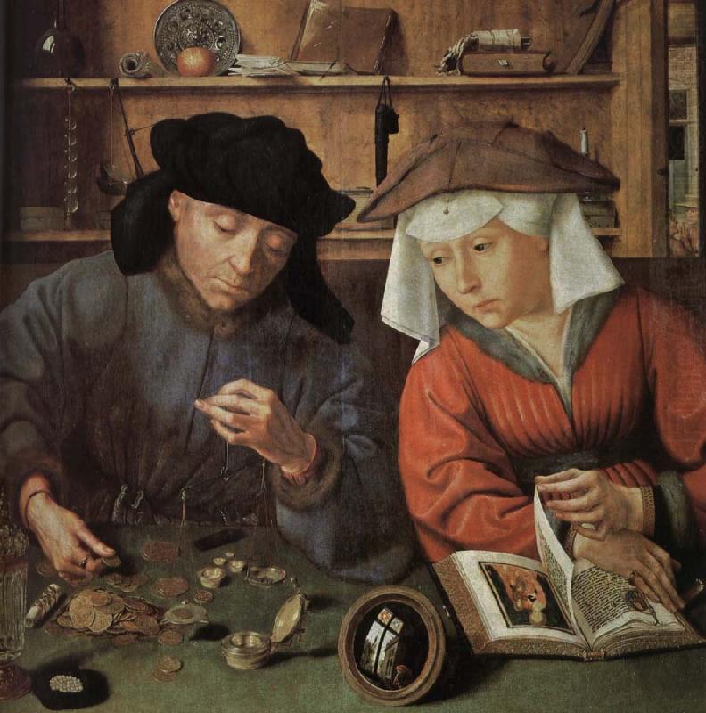 Lending and his wife, Quentin Massys
